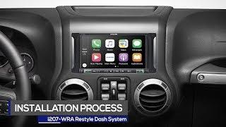 Alpine  |  7-inch  |  i207-WRA Restyle Dash Installation Process  |  2011-2017 Jeep Wrangler Edition