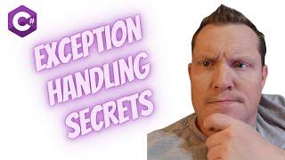 Exception Handling Secrets In .NET Every Developer Must Know! | HOW TO - Code Samples