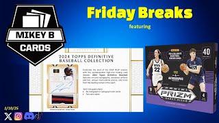 Friday Breaks 1.10.25 - Definitive BB, PDP BKB, Star Wars High Tek, CO Op BKB + Personals!