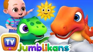 Sky Song Nursery Rhyme with Jumblikans Dinosaurs - ChuChuTV Toddler Learning Videos