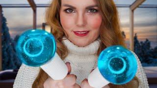 ASMR Winter Spa Day: Face Treatment, Hot Sauna, Oil Massage & Friseur (Wellness Roleplay Deutsch)