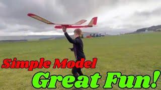 Simple Models Are The Most FUN!! Diesel Powered Glider