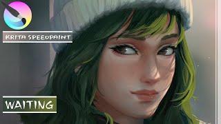 SPEEDPAINT | [DTIYS] "Waiting" | Krita