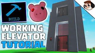 How to Build a REAL WORKING Elevator in Piggy Build Mode (NEW UPDATE)️