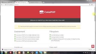 CakePHP 3 installation without composer in 5 minutes