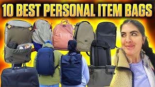 10 BEST PERSONAL ITEM BAGS FOR AIRLINE TRAVEL: Tested & Airline Check List!