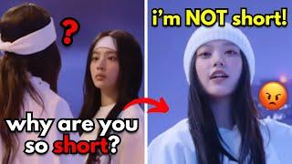 NewJeans HAERIN had enough of being made FUN of for her HEIGHT.. (MINJI roasts HAERIN)