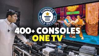 Most Gaming Consoles Connected to a TV - Guinness World Records