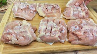 I have never eaten such delicious chicken! Incredible chicken thigh recipe quick and easy.