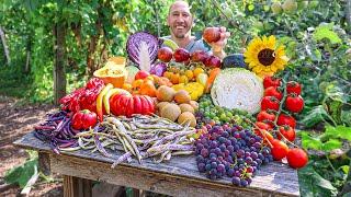 11-Year-Old Food Forest Garden Harvest! 