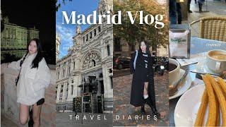 4 Days in Madrid Travel Vlog  tapas, christmas markets, plaza mayor, & more