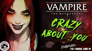 ASMR RP 🩸Yandere Vampire Turns You! [F4A] [Vampire: The Masquerade] [Malkavian] [Manic] [Visuals]