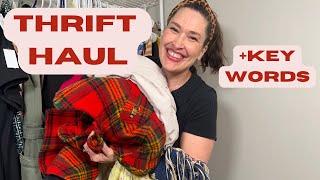 THRIFT HAUL! What does a full-time reseller thrift to sell online and  KEYWORDS to make a sale!