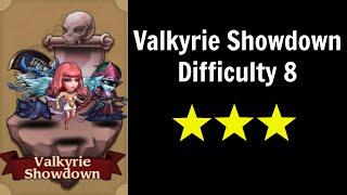 Valkyrie Showdown Trial, difficulty 8, 3stars