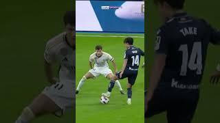 Take Kubo doing Toni Kroos dirty! 🫣 #shorts #laliga #realmadrid #realsociedad #skills