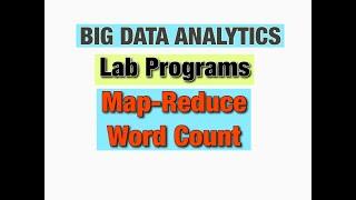 Word Count Map-Reduce | Hadoop | Big Data Analytics| Cloudera | Oracle Virtual Box | BDA |