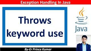 #throwskeyword #throws  Throws keyword in Java   @WriteCodeWith Prince