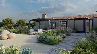 Garden Design 3D rendering