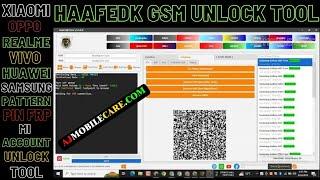 HAAFEDK UNLOCK TOOL, MTK QUALCOMM NEW SECURITY UNLOCK TOOL,SAMSUNG FRP TOOL,VIVO MTK NEW TOOL 2025