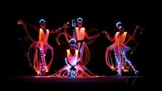 Light Orchestra Ballerinas by Oleg Struke - LED ballerinas with electro harp