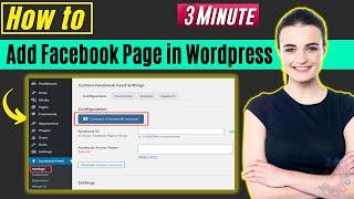 How to add facebook page in Wordpress 2024