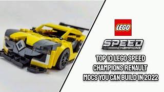 Top 10 LEGO Speed Champions RENAULT MOCs you can Build in 2022