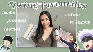 current favourites spring 2021 | LOTS of anime, films, books, products !!