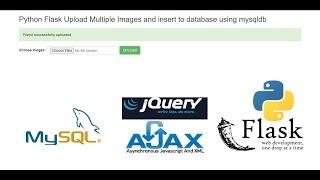 Python Flask Upload Multiple Images and insert to database using mysqldb