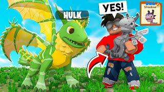 NEW HULK DRAGON & 2% chance LEGENDRY DRAGON... Roblox Dragon Fire!