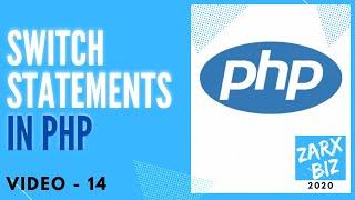 #14: Switch Statements in PHP 8 | PHP Tutorial | Learn PHP Programming | PHP for Beginners