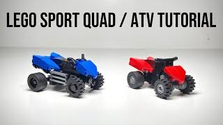 LEGO Sport Quads / ATVs Build Tutorial