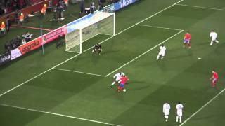 Amazing goal by David Villa, Spain vs. Honduras, World Cup 2010