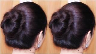 Only Small Pins  Best Hairstyle For Girls! Perfect Super Easy Hairstyle For Everyday |Juda Style