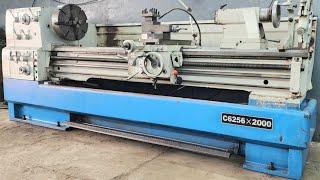  Used High Speed Gearhead Lathe Machine - " C6256 (580 x 2000mm) "