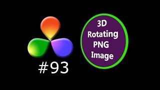 How To Make a PNG Image Rotate Three-Dimensionally In DaVinci Resolve