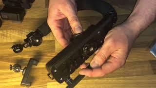 Fantaseal 4-in-1 Smartphone Action Camera DSLR Stabilizer C-Shape Rig unboxing and instructions