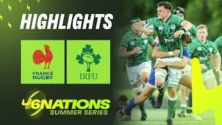 HIGHLIGHTS | France v Ireland | U20 Six Nation Summer Series