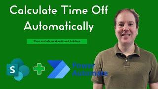 SharePoint Vacation Tracker | Auto Calculate Time Off that even Excludes Weekends and Holidays