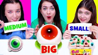 ASMR Big, Medium and Small Plate Challenge by LiliBu #2