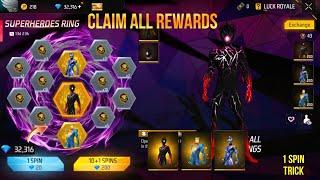 Free Fire New Super Heroes Ring Event | FREEFIRE NEW EVENT | FF NEW EVENT #freefire