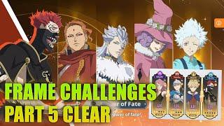 Frame Challenges Part 5 Clear | Zorra Clutch | Black Clover M Season 14