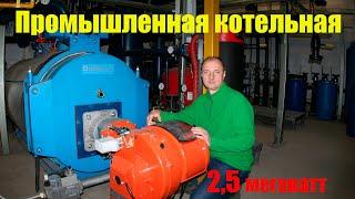 Промышленная Газовая Котельная. Котлы Buderus SK675.