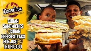 Eating Cuban Sandwiches & Cuban Cheesesteaks from Tropicuba | *EPIC CUBAN CUISINE*
