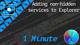 How to add non-hidden services to Explorer | Roblox Studio