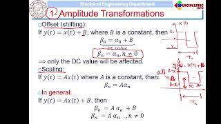 EE330  Lecture 14  Ch4  Fourier Series properties 2024 10 10