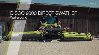 CLAAS DISCO 9300 DIRECT SWATHER. Walkaround.