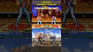 Terry Bogard's stage: Fatal Fury 2 vs. The King of Fighters XIV