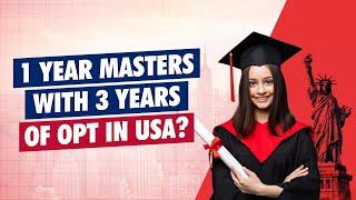 1 Year Masters with 3 Years of OPT in USA? | OTP jobs in USA | OPT After Masters in USA | CPT & OPT