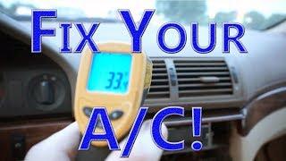 Freezing Cold A/C - How To Fix Your Car's Air Conditioning The Right Way!