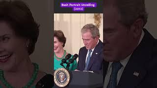 George W. Bush's Speech at his White House Portrait Unveiling #bushfamily #presidentialhistory